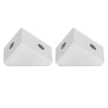 2Pcs Inside Corner Gusset Bracket Aluminum RightAngled Triangle Seat 320400010002 15x19mm