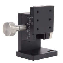 Manual Z Trimming Platform Gear Guide High Accuracy Adjustable  Lifting Stage 40x40mm