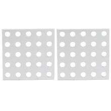 2pcs Aluminum Grid Panel Plate Mesh Panel Industrial Parts 3116?0040?0040 5 x 5 Hole