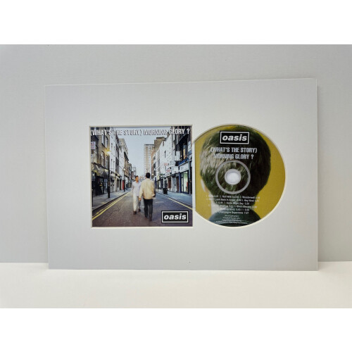 (White) A4 CD & Cover Display Mount - Acid-Free Mountboard