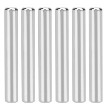 6pcs Stainless Steel D-Shaft Toy Car Gear Axle Industrial Robot Parts 40mm x 6mm