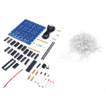 8x8x8 LED Electronic DIY Kits White Lamp With Blue Light 3d DIY LED Set (573+2803+5a60s2)