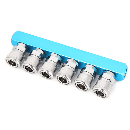 Air Compressor Quick Connector Quick Connect Socket C‑Type Fast Coupler Aluminum Alloy 2