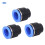 50PCs Pipe Plug Pneumatic Cap Industrial Appliances Quick Insert PPF Oval Release Ring 3