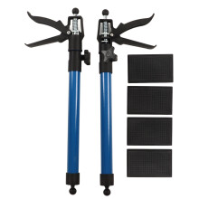 2Pcs Cabinet Support Extension Pole with 4 Plate Hanging Cabinet Extendable Telescopic Support Rod 50?115cm