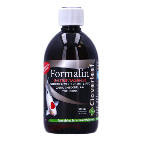 Cloverleaf Formalin Water Answer Koi Pond Water Treatment 500ml