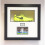 Football Boot Display Case: Black Frame, Photo & Title Mount 1