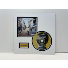 (White) CD & Cover Double Mount: 10" x 10" Frame Display