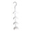 Widened Bag Hanger with Multi Hooks 360 Rotatable ABS Steel 3