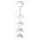Widened Bag Hanger with Multi Hooks 360 Rotatable ABS Steel 4