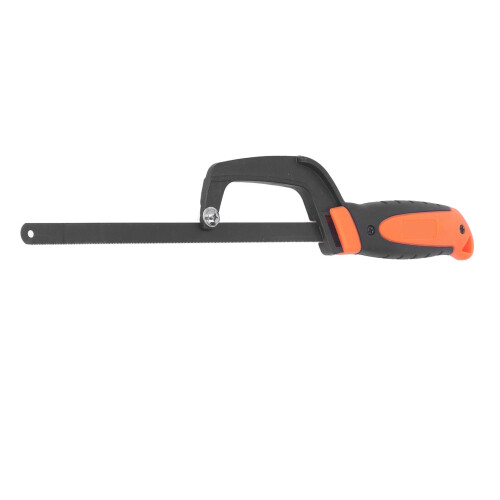 Mini Hacksaw Frame Adjustable Compact Hand Hack Saw Aluminum Alloy Frame with Blade 1