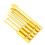 6pcs Triangular Drill Bits Hex Shank Slot Twisted Drilling Bits 3/4/5/6/8/10mm 3