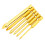 6pcs Triangular Drill Bits Hex Shank Slot Twisted Drilling Bits 3/4/5/6/8/10mm 4