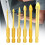 6pcs Triangular Drill Bits Hex Shank Slot Twisted Drilling Bits 3/4/5/6/8/10mm 5