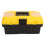 Plastic Tool Box 2 Layer Portable Storage Hardware Organizer for Home Craftsman Garage with Handle Locking 14in 5
