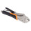 10in Pressure Pliers Pressure Adjustable Multi Function Plastic Handle Locking Pliers for Maintenance Woodworking 2