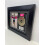 (Black) Marathon Medal Display Frame: 3D Shadow Box with Photo & Text 2