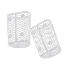 Space Saving Magnetic Pen Cans for Refrigerator Pencil-2 white