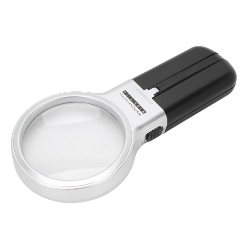 3X Folding Magnifying Glass Portable Handheld Elderly Reading Magnifier with LED Light 1