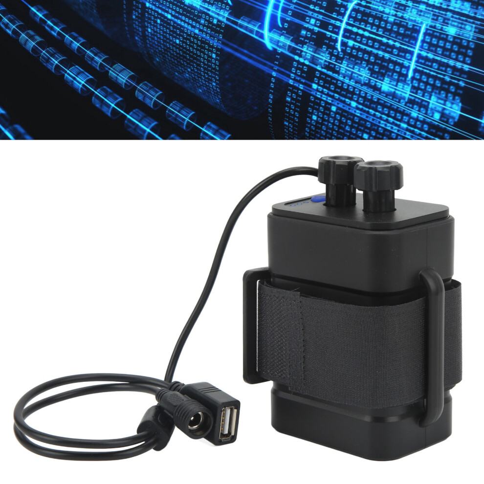 Abs Waterproof Battery Case Box 8.4V For 6X18650, Outdoor Camping 6951390168723