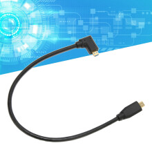 8K 60Hz Micro-HD Mehrfachschnittstellen-Rechteckhakenkabel, Außendurchmesser 4,0 mm