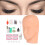 15ML Eyelash Extension Practice Kit with Silicone Head & Mirrors 1