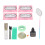 15ML Eyelash Extension Practice Kit with Silicone Head & Mirrors 11