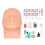 15ML Eyelash Extension Practice Kit with Silicone Head & Mirrors 14