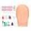 15ML Eyelash Extension Practice Kit with Silicone Head & Mirrors 15