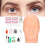 15ML Eyelash Extension Practice Kit with Silicone Head & Mirrors 16