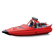 RC Boat  Speed 2.4GHz Remote Control with LED Lights for Pool Lake River Racing Adults Red