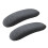 Lot de 2 manchons pour chaises d'ordinateur,-Gris foncé 1