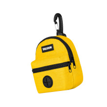 Small Pet Waste Bag Holder Portable Dog Poops Dispenser-Yellow