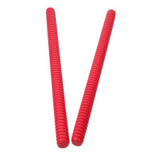 Percussion Rhythm Sticks with Threaded Grip and Safe Rounded Ends for Kids Classroom Music