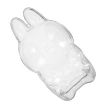 Acrylic Display Case with Dustproof Cover for Dolls and Figures, 360 Clear Viewing