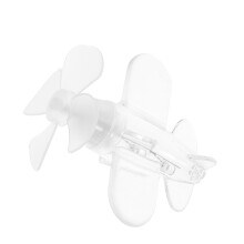 LED Motorcycle Decoration Light with Colorful WindPowered Airplane Design for Cars and EVs