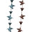 Easyly Install Rain Chain Adjustable Length Rainwater-Blue 1