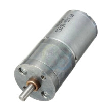 12V DC Gear Motor Torque Mini JGA25370 Multiple Speed Options for Robotics and Precision
