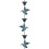 Easyly Install Rain Chain Adjustable Length Rainwater-Blue 7