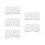 10pcs Rectangular Self-Adhesive Electrode Pads for TENS Machine 6x9cm 1