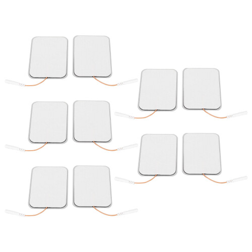 10pcs Rectangular Self-Adhesive Electrode Pads for TENS Machine 6x9cm