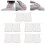10Pcs Rectangular TENS Unit Reusable Electrotherapy Pads 2.0mm 1