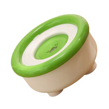 Spill-Resistant Pet Floating Water Bowl Spill Proof Wide-Green