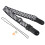 Comfortable Guitar Strap Black & White Plaid with Pouch for Picks Adjustable 2