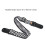 Comfortable Guitar Strap Black & White Plaid with Pouch for Picks Adjustable 4