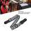 Comfortable Guitar Strap Black & White Plaid with Pouch for Picks Adjustable 11