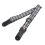 Comfortable Guitar Strap Black & White Plaid with Pouch for Picks Adjustable 13