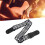 Comfortable Guitar Strap Black & White Plaid with Pouch for Picks Adjustable 14
