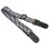 Comfortable Guitar Strap Black & White Plaid with Pouch for Picks Adjustable 16