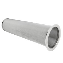 304 Stainless Steel Cold Brew Cone Filter 8x21cm with Rubber Ring